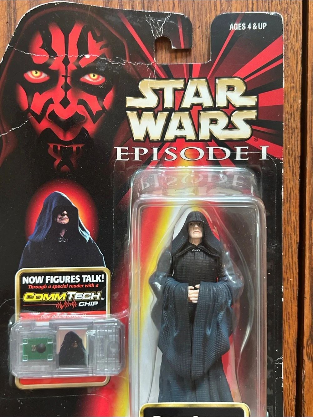 1999 Star ⭐️ Wars Ep1 Darth Sidious New in box 📦 Comm tech Chip